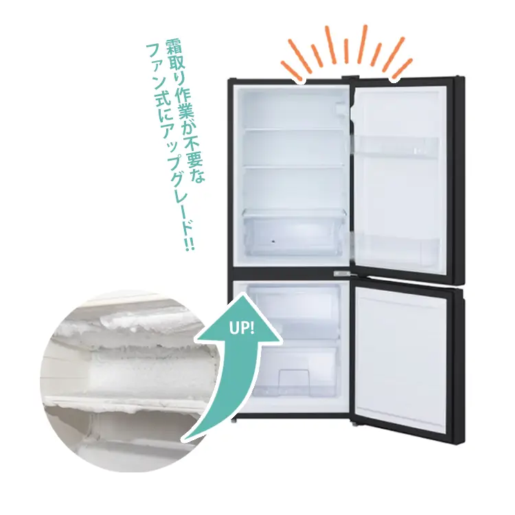 冷蔵庫のグレードアップ【直冷式→ファン式】