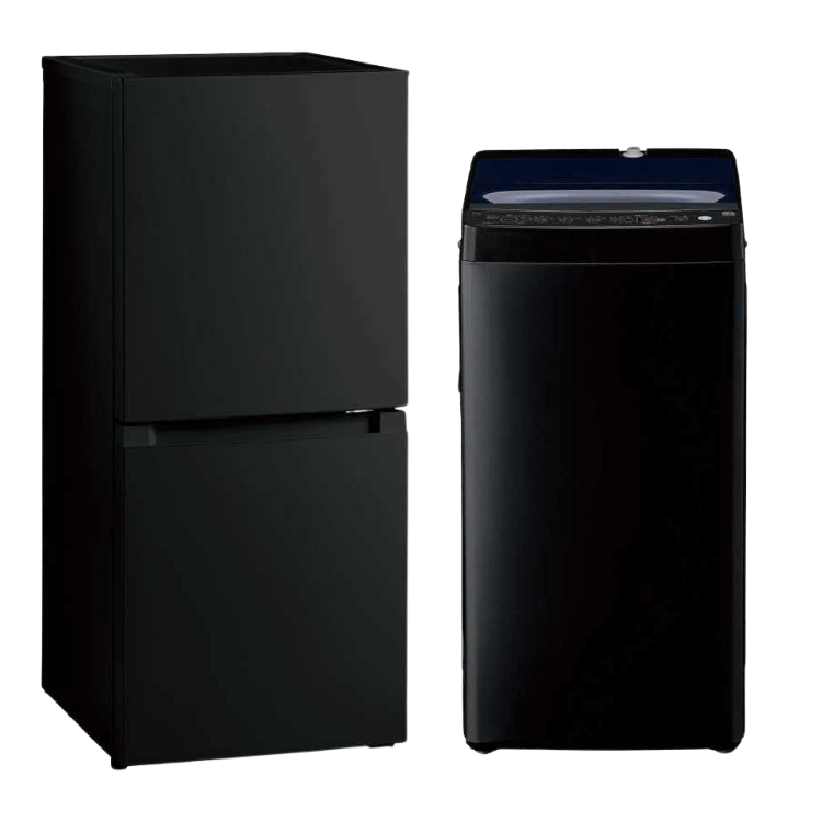 新品黒色家電ファン式2点セット