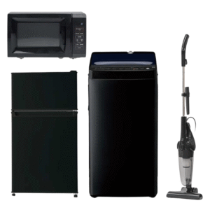 新品黒色家電4点セット